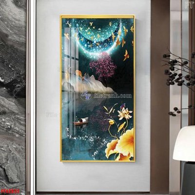 File gốc File tranh bộ hiện đại FT42835 (in tráng gương) sang trọng