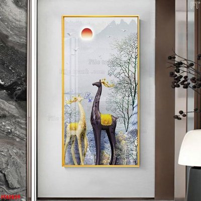 File ảnh File tranh bộ hiện đại FT42839 (gốc) cho trang trí nội thất