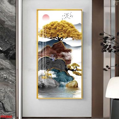 File gốc in ấn File tranh bộ hiện đại FT42860 độ phân giải cao