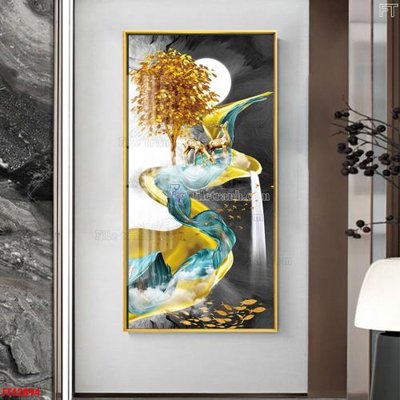 File ảnh File tranh bộ hiện đại FT42894 (gốc) in decal dán tường