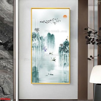 File tranh gốc File tranh bộ hiện đại FT43066 (sắc nét từng chi tiết)