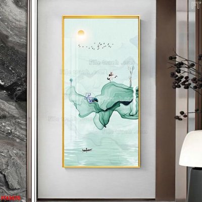 File gốc File tranh bộ hiện đại FT43070 (thiết kế) cho in ấn