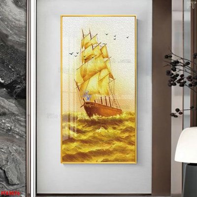 File ảnh File tranh bộ hiện đại FT43076 (gốc) dùng in Pano