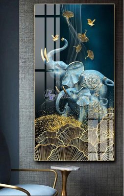 File PSD File tranh hiện đại pha lê gương FT434 (bản gốc) đã tách nền