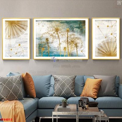File tranh gốc in trần nhà File tranh bộ hiện đại FT44013 3D
