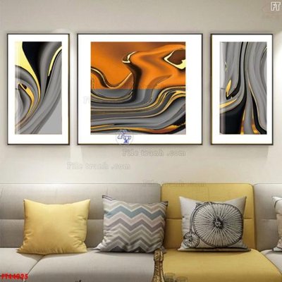 Tải file File tranh bộ hiện đại FT44025 (ảnh gốc) in tráng gương