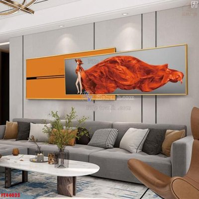 File tranh File tranh bộ hiện đại FT44033 (ảnh gốc) in trần nhà