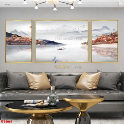 File tranh gốc File tranh bộ hiện đại FT44061 (sắc nét từng chi tiết)