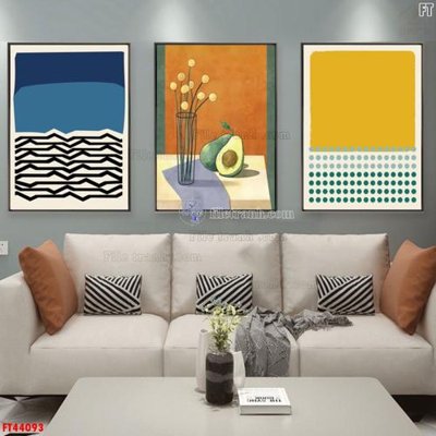 Tệp tin gốc File tranh bộ hiện đại FT44093 (dùng cho in) File tranh bộ hiện đại FT44093