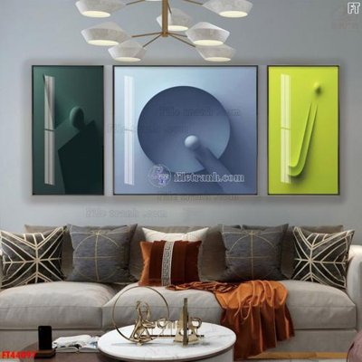 File tranh File tranh bộ hiện đại FT44097 (file gốc) chuẩn màu in