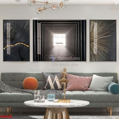 Tải file File tranh bộ hiện đại FT44103 (ảnh gốc) in gạch men