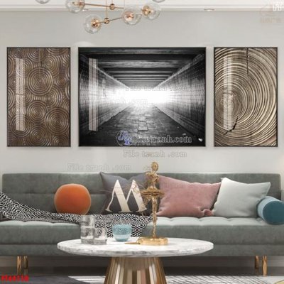 File gốc File tranh bộ hiện đại FT44110 (cho in UV) siêu nét