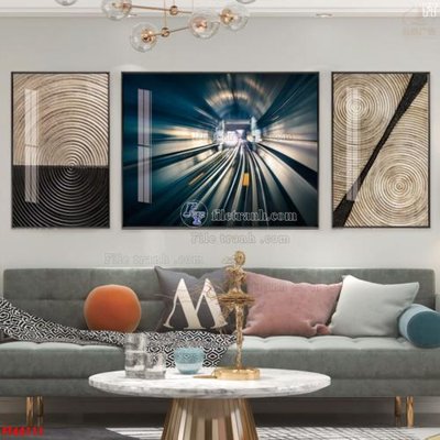 File ảnh File tranh bộ hiện đại FT44111 (gốc) in Hiflex