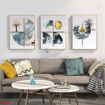 File ảnh File tranh bộ hiện đại FT44126 (gốc) dùng in Pano