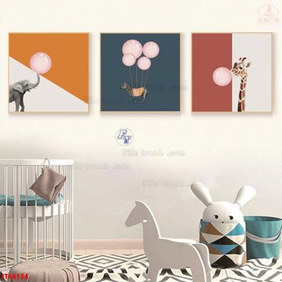 File gốc File tranh bộ hiện đại FT44154 (chuẩn màu) cho in offset