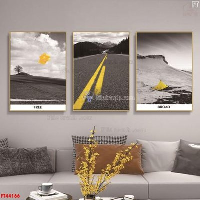 File gốc File tranh bộ hiện đại FT44166 (chuẩn CMYK) cho nhà in