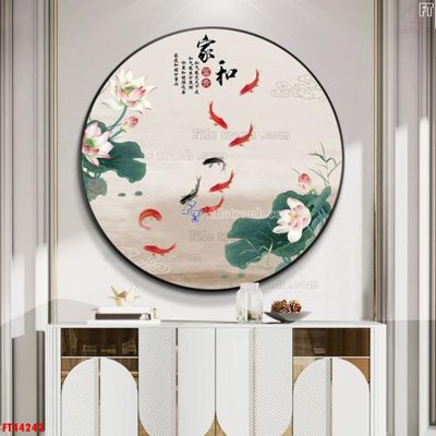 File tranh in trần File tranh bộ hiện đại FT44242 (ảnh gốc siêu nét)