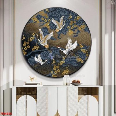 File gốc File tranh bộ hiện đại FT44255 (in lụa) chi tiết cao