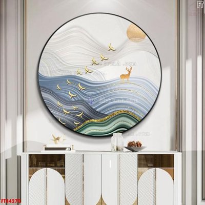 Download file gốc File tranh bộ hiện đại FT44270 (in lụa) cao cấp