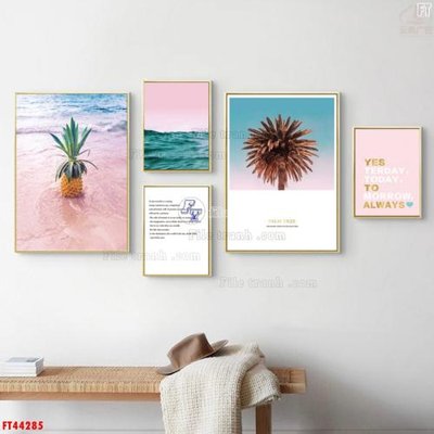 File tranh File tranh bộ hiện đại FT44285 (gốc) chủ đề con người