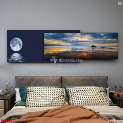 File in trần File tranh bộ hiện đại FT44335 (bản gốc 3D) sống động