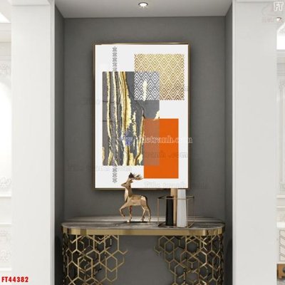 File gốc in mica File tranh bộ hiện đại FT44382 chất lượng