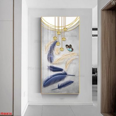 Hình ảnh file gốc in trần nhà File tranh bộ hiện đại FT44414