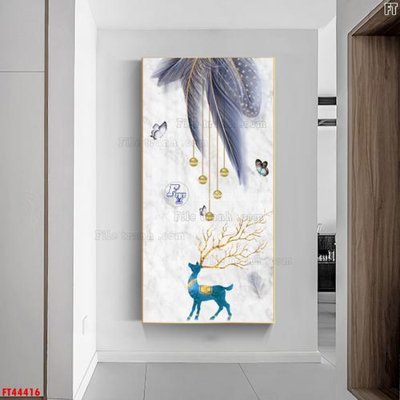 File in lụa File tranh bộ hiện đại FT44416 (phong cảnh) File tranh bộ hiện đại FT44416