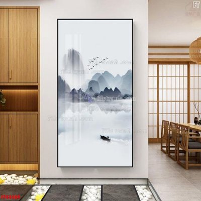 File tranh in tráng gương File tranh bộ hiện đại FT44489 (siêu nét)