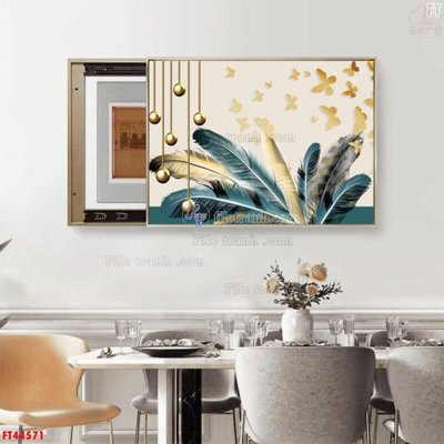 File PSD File tranh bộ hiện đại FT44571 (gốc) nhiều lớp (multi-layer)