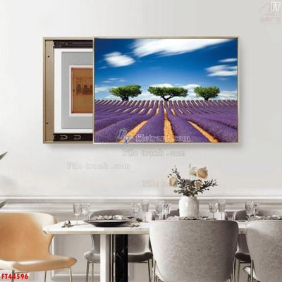 Ảnh gốc File tranh bộ hiện đại FT44596 (độ nét cao) in mica