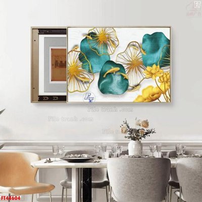 File gốc File tranh bộ hiện đại FT44604 (in ấn) không giới hạn