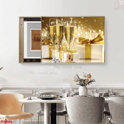 File ảnh File tranh bộ hiện đại FT44606 (gốc) cho trang trí nhà hàng
