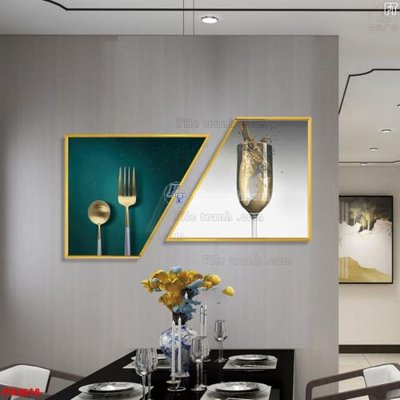 File in ấn File tranh bộ hiện đại FT44618 (bản gốc) sắc nét