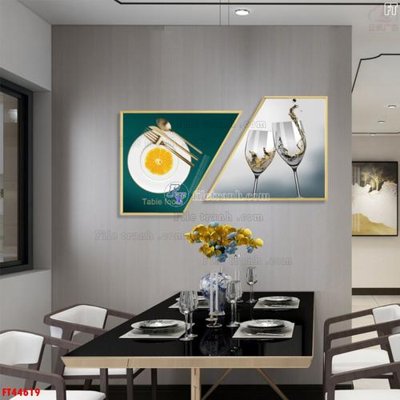 File ảnh File tranh bộ hiện đại FT44619 (gốc) in decal dán tường