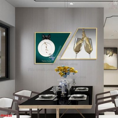 File gốc File tranh bộ hiện đại FT44620 (trang trí) phòng làm việc