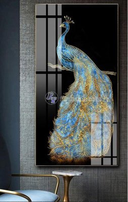 File gốc File tranh hiện đại pha lê gương FT452 (in lụa) tranh thuận buồm