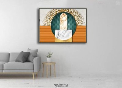 Hình ảnh file gốc in lụa Tranh treo pha lê gương FT47004