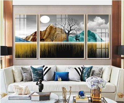 File gốc Tranh treo pha lê gương FT47027 (vector) cho in ấn