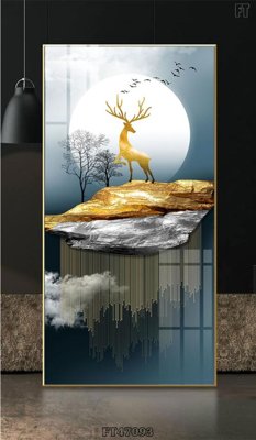 Ảnh gốc Tranh treo pha lê gương FT47093 (siêu chi tiết) để in ấn