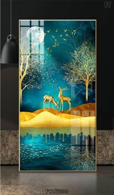 File in ấn Tranh treo pha lê gương FT47094 (bản gốc) chất lượng cao