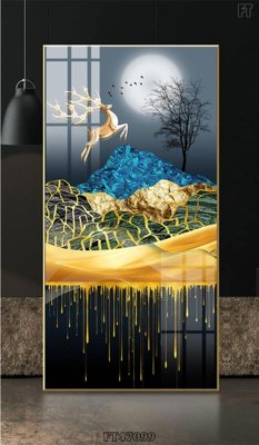 File tranh Tranh treo pha lê gương FT47099 (ảnh gốc) không bị mờ