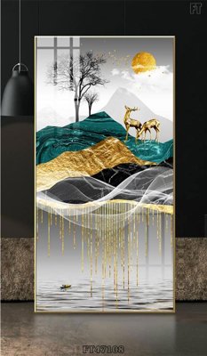 Tải file Tranh treo pha lê gương FT47108 (PSD) cho in ấn quảng cáo