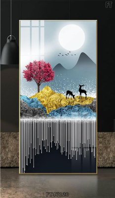 File ảnh Tranh treo pha lê gương FT47120 (gốc) in backdrop sự kiện