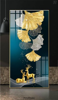 File gốc Tranh treo pha lê gương FT47134 (in mica) cắt laser