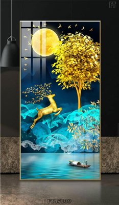 Tệp tin gốc Tranh treo pha lê gương FT47139 (chất lượng cao) Tranh treo pha lê gương FT47139