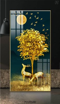 File in mica Tranh treo pha lê gương FT47153 (bản gốc) siêu trong