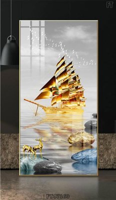 File gốc Tranh treo pha lê gương FT47160 (chuẩn màu) cho in offset