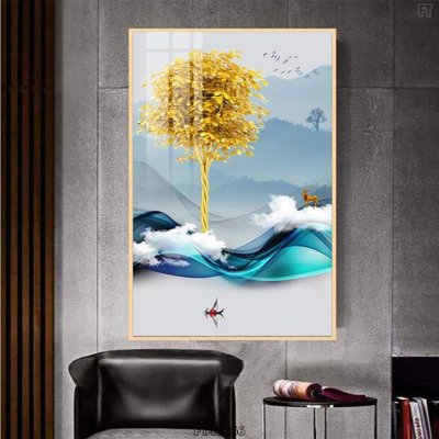 Chi tiết file ảnh Tranh treo pha lê gương FT47166 sắc nét