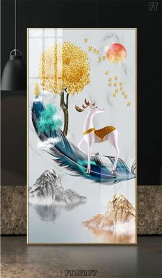 File gốc in tráng gương Tranh treo pha lê gương FT47177 chi tiết